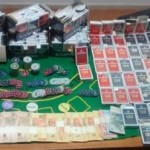 Material apreendido pela Policia Militar