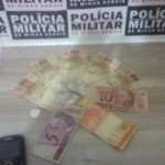 Material apreendido pela Policia Mlilitar