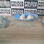 Droga apreendida pela Policia Militar (Foto da Policia Militar)